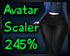 245% Avatar Scaler