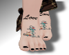 Love Tattoo Feet