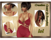CdS red ribbon jewel set