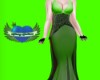 Corset Gown Green