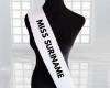 Miss Suriname Sash