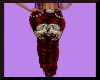 sxhmoo western pant red