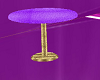 Royal purple round table