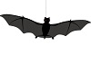 Spooky hanging bat