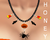 *h* Halloween Necklace
