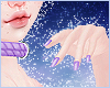 ☾ Purple Nails