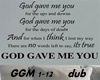 God Gave Me You dub