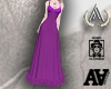 Purple Fur Dress
