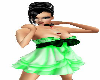 (AH)Green Beige Dress