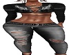BLACK WING TOP W JEANS