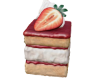 Strwb Cake Slice