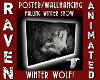 WINTER WOLF WALLHANGING!