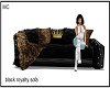 black royalty sofa