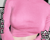 空 Sweater Pink 空