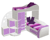 Modern Purple bunk bed
