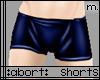 :a: Blue PVC Shorts M