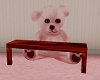 My Pink Bear Bench