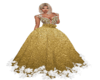 Golden Snowflake gown