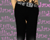 {JJ} Black Flare Jeans