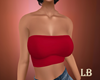 LB - RED SHORT TOP