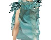Flower Skirt Aqua