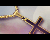 Gold Cross Necklace.
