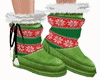 GM Christmas Green boots