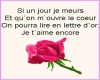 citation with rose