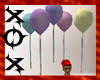 Balloons pastel colours