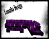 purp/blk couch