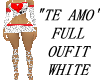 "TE AMO" WHITE FULL