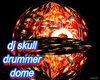 dj skull drummer dome