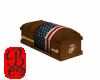 USMC Coffin w/flag