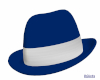 Men Royal Blu Bowler hat