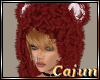 Red Fur Bear Hat