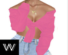 !PINK Bardot Wrap Top