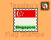 flag stamp Singapore