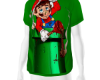 mario shirt funny green