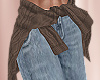 T- Waist Sweater brown2