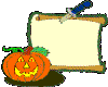 happy halloween scroll