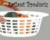 White Laundry BasketHold