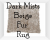 ~DM~Beige Fur Rug