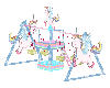 Kids Unicorn  Swingset