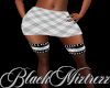 !BM Plaid White Skirt