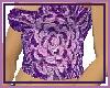 Purple Detailed Silk Top