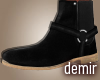 [D] City black boots