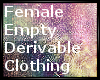 DRV Empty Clothing