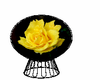 yellow rose cuddle chair