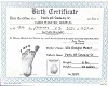 Swazey Son Jr. BirthCard