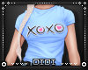 !D! XOXO Blue Shirt